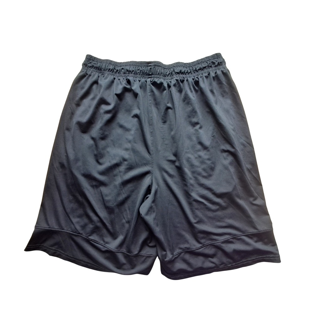 Under Armour Mens Loose Fit Athletic Gym Shorts Black Medium Drawstring Pockets - Picture 2 of 5